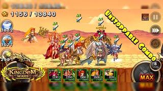 Unstoppable Combo With Goddess, Warrior, Knight, Fighter and Witch | Kingdom Wars