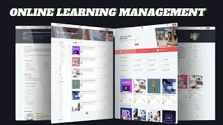 Complete Online LEARNING MANAGEMENT SYSTEM | Build Learning Website 2025