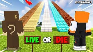 If You Choose the WRONG STAIR, YOU DIE in Minecraft!