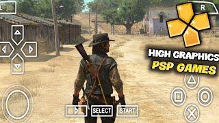 Top 15 High Graphics PSP Games for Android 2024 HD || PPSSPP Games