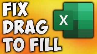 How to Fix Drag to Fill Not Working in Excel - Enable Fill Handle & Cell Drag & Drop Microsoft Excel
