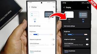 Samsung Galaxy S24 /S24+ /S24 Ultra: How To Enable - Disable Dark Mode