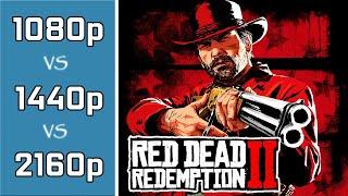 Red Dead Redemption 2 // 1080p vs. 1440p vs. 4K