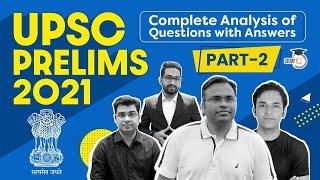 UPSC Prelims 2021 - Complete Analysis of Questions with Answers - Environment, Science & Technology