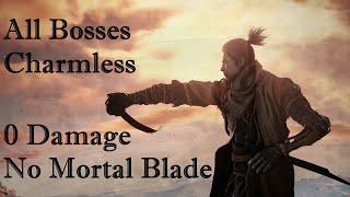 Sekiro - All Bosses, Charmless, Demon Bell, No Damage Montage