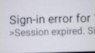 Fix Sign In Error Mi Account Problem | Sign in error Session Expired Sign in again Problem | Sign in