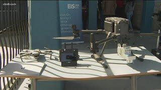 Teen girls learn to fly drones equipped with LiDAR technology