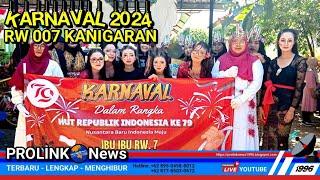 JATIM‼️Kelurahan Kanigaran Gelar Karnaval, Emak-emak RW7 Tampilkan Tarian Kekinian