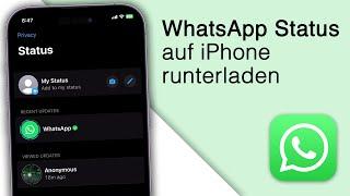 Whatsapp Status (Bilder & Videos) auf iPhone speichern! [2023]