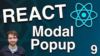 Create a Popup Modal with React Bootstrap - React Tutorial 9