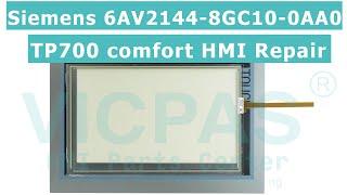 Siemens TP700 Comfort  6AV2144-8GC10-0AA0 Touch Screen And Front Overlay HMI Repair Kits