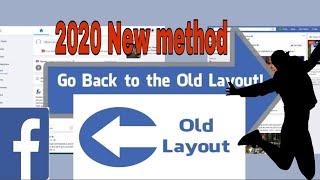 How to change Layout for Facebook from New Layout To Old Layout