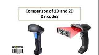 Comparison Between 1D Barcode and 2D Barcode