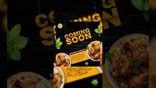 Food Poster Design In Canva | #canvatutorial #socialmediaposter #graphicdesinger