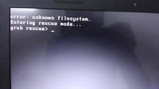 grub rescue  error solution on any computer