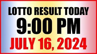 Lotto Result Today 9pm Draw July 16, 2024 Swertres Ez2 Pcso