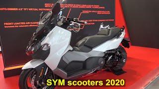 The SYM scooters 2020