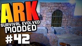 ARK Survival Evolved - ADVANCED ARCHITECTURE MOD & CASTLE MOD! Modded Survival #42 (ARK Gameplay)