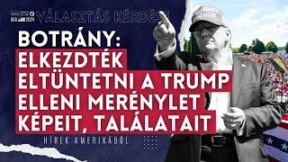 Botrány: elkezdték eltüntetni a Trump elleni merénylet képeit és találatait | Választás kérdése