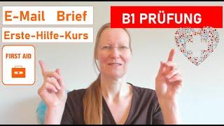 B1 E-Mail schreiben / Brief / Prüfung / 2024 / G.A.S.T. / DTZ / Deutsch lernen  /  learn german