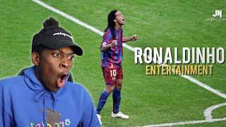 AMERICANS FIRST TIME EVER REACTION TO Ronaldinho - Football’s Greatest Entertainment REACTION