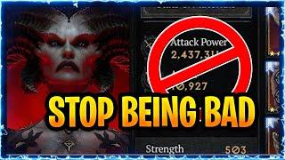 Diablo 4 STOP BEING BAD Guide: Attack power, Mythics, How to Improve in Learning Builds