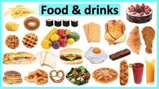 50+ FOOD & DRINKS IN ENGLISH   | Improve vocabulary & pronunciation