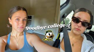 my final college move out vlog :'(