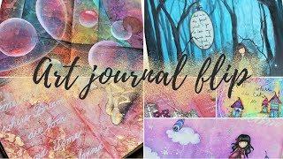 Art journal flip through | Art journal tour