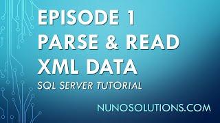 SQL Server - Parse/Read XML Data