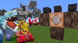 Wither Storm vs Mowzie's Mobs in Minecraft