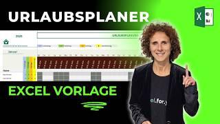 Excel Urlaubsplaner Vorlage - mit Feiertagen