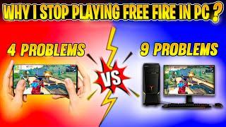 Why did i stop playing ff in PC? | Free fire mobile vs pc comparison | PC vs MOBILE for free fire