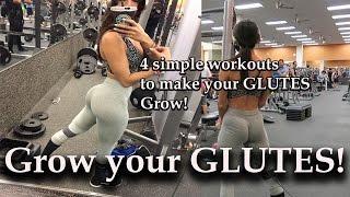 Grow your GLUTES with 4 simple workouts! Full Glute Workout / Take #4