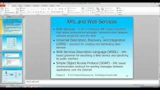 Ch 8 - XML and Web Services