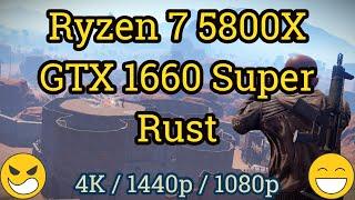 Ryzen 7 5800X + GeForce GTX 1660 Super = RUST