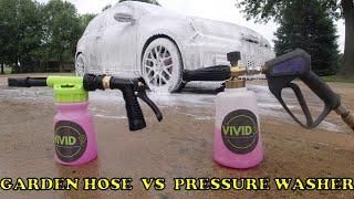 Garden Hose Foam Cannon vs Pressure Washer Foam Cannon
