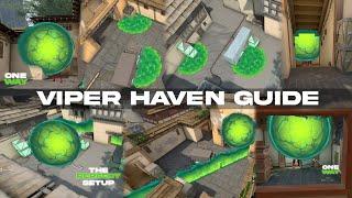 Viper Lineups Haven - Valorant Guide *NEW* 2024