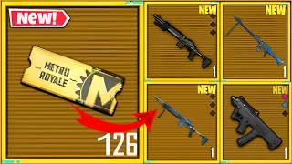 GET FREE FABLED WITH GOLD TICKETS  PUBG МЕТRО ROYALE CHAPTER 25