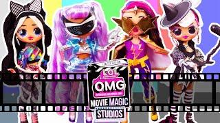 LOL OMG Movie Magic Studios Dolls 4 Dolls FULL UNBOXING!