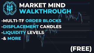 Market Mind Full Walkthrough (FREE) | Order Blocks, Displacement, Liquidity, Dealing Range & More