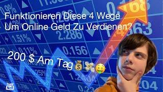 Online Geld verdienen im Test (200 $ am Tag) 