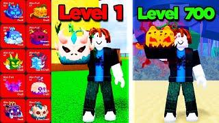 NOOB to MAX Level With ALL MYTHICAL FRUITS in Blox Fruits (Part 1)