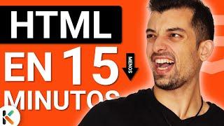  Aprende HTML en MENOS de 15 MINUTOS