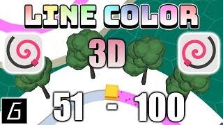 Line Color 3D Gameplay - Levels 51 - 100 (iOS - Android)