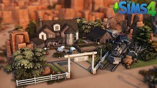 HORSE RANCH IN THE DESERT || The Sims 4 Animated Stop Motion