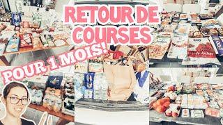 ️ Retour de courses pour 1 mois! 441€ 