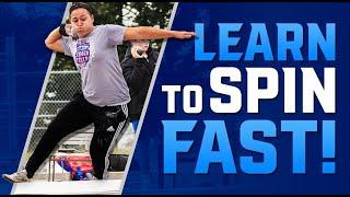 How To Teach The Shot Put Spin For Beginners