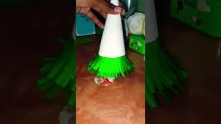 Diy Christmas tree (Day3) #Ishika singh crafted #YS#Youtube shorts