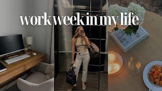 VLOG: cozy work week in my life, house to myself while husband's out of town